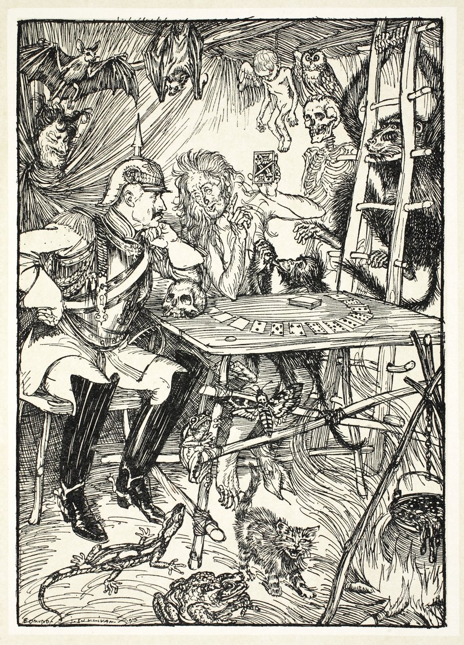 Il Re di Fiori (La Fortuna del Kaiser), illustrazione da The Kaiser
