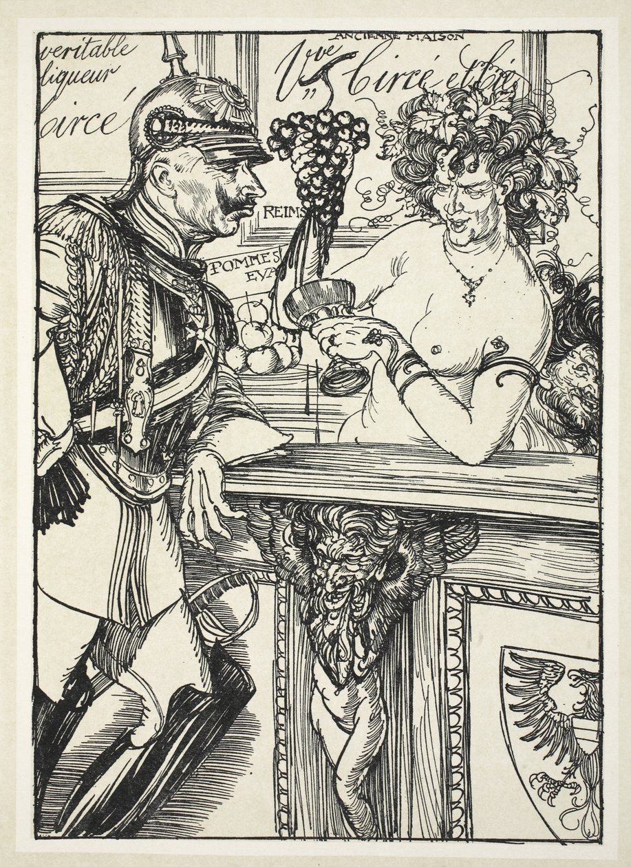 Veritable liqueur Circ, illustrazione da 