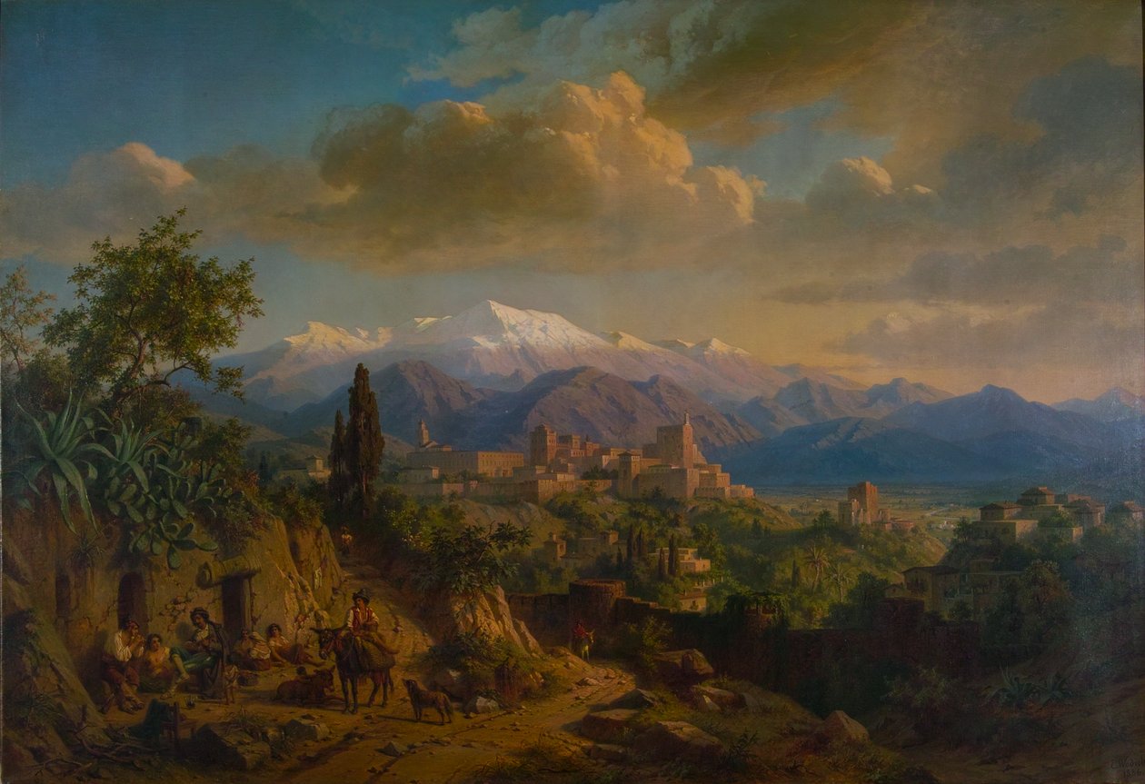 Granada, 1886, olio su tela da Edmund Wodick