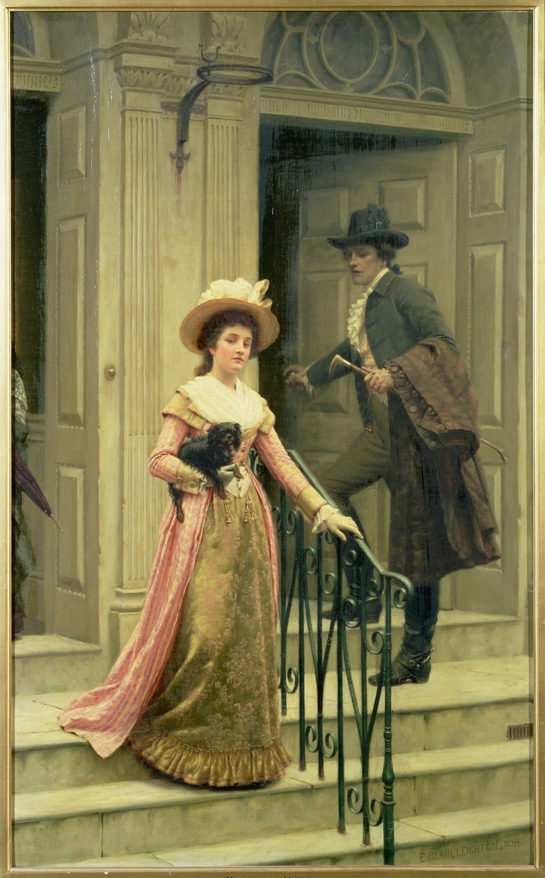 Il mio vicino di casa, 1894 da Edmund Blair Leighton