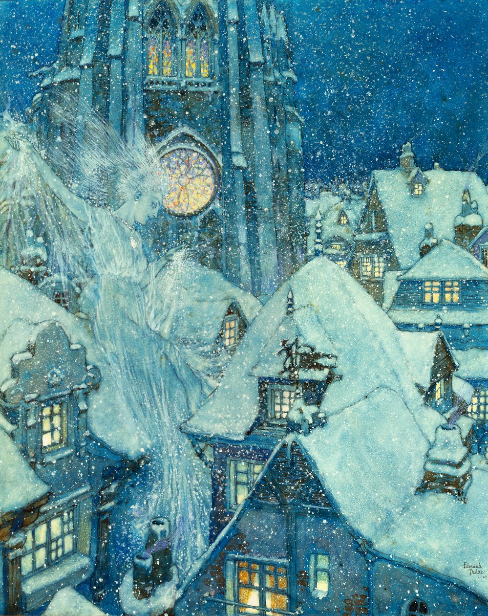 La regina delle nevi da Edmund Dulac
