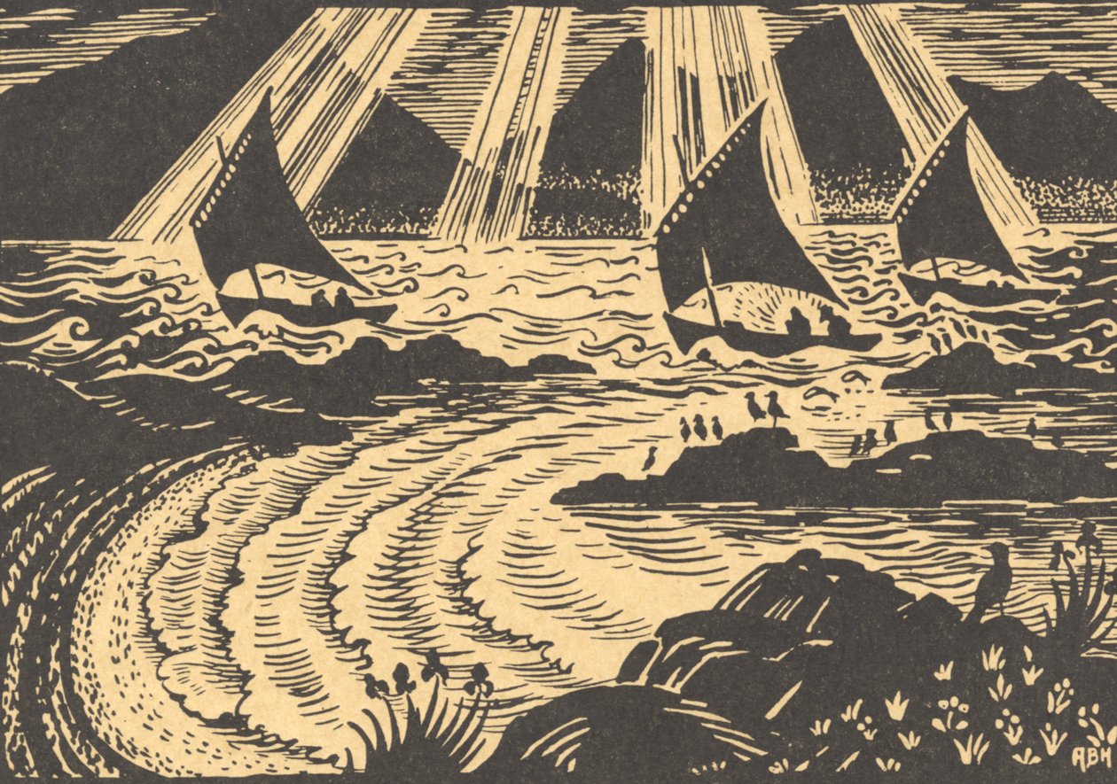 Tre navi a vela da Edmund Hunter