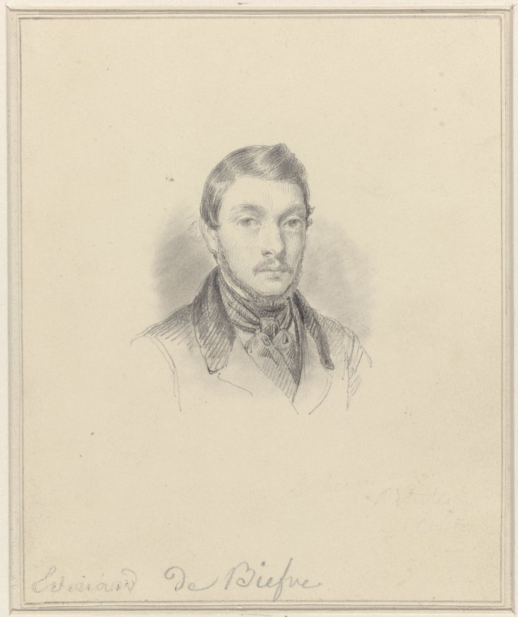 Autoritratto da Edouard De Bièfve