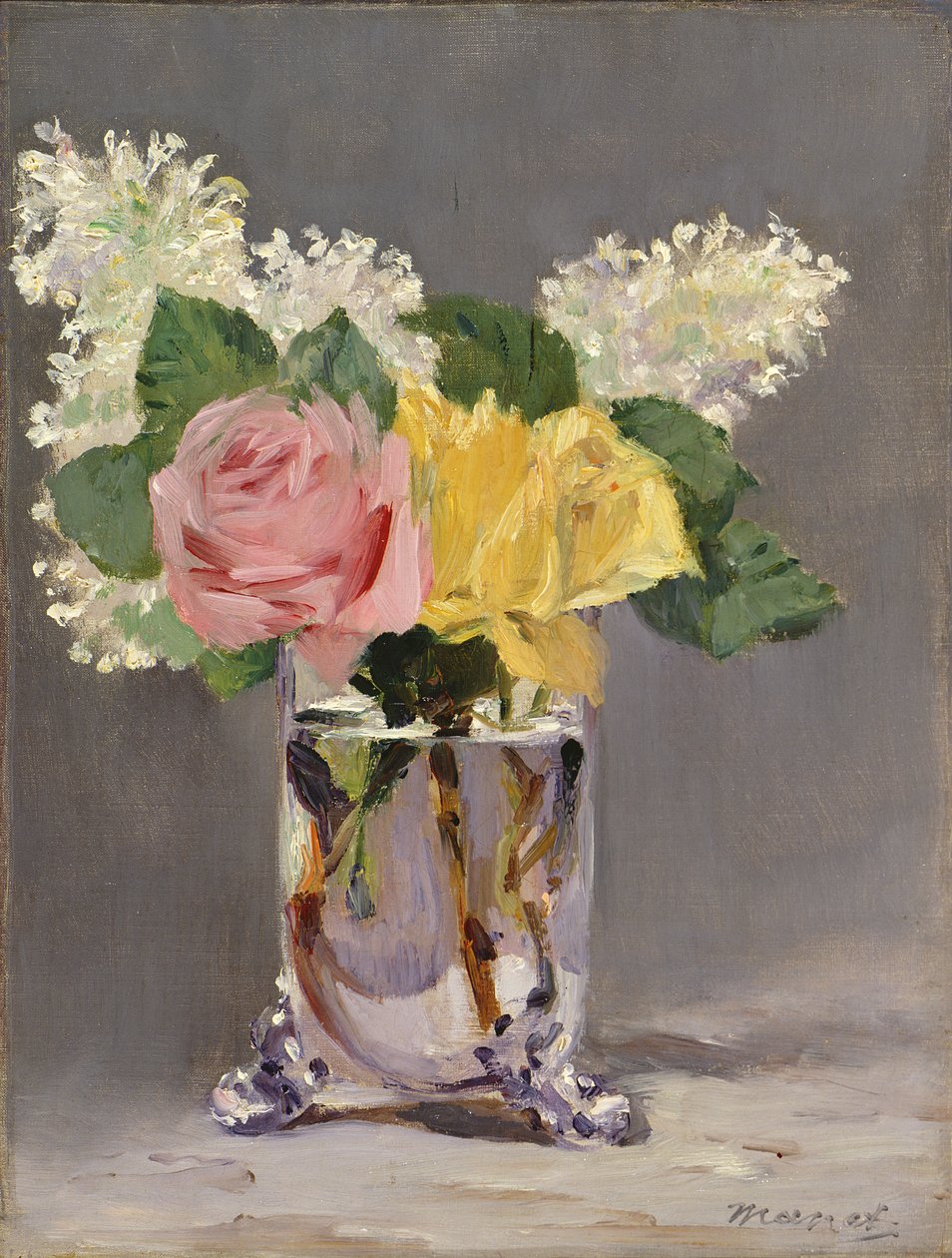 Lillà e rose da Édouard Manet