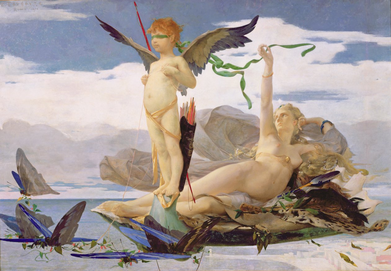 Eros e Afrodite da Edouard Toudouze