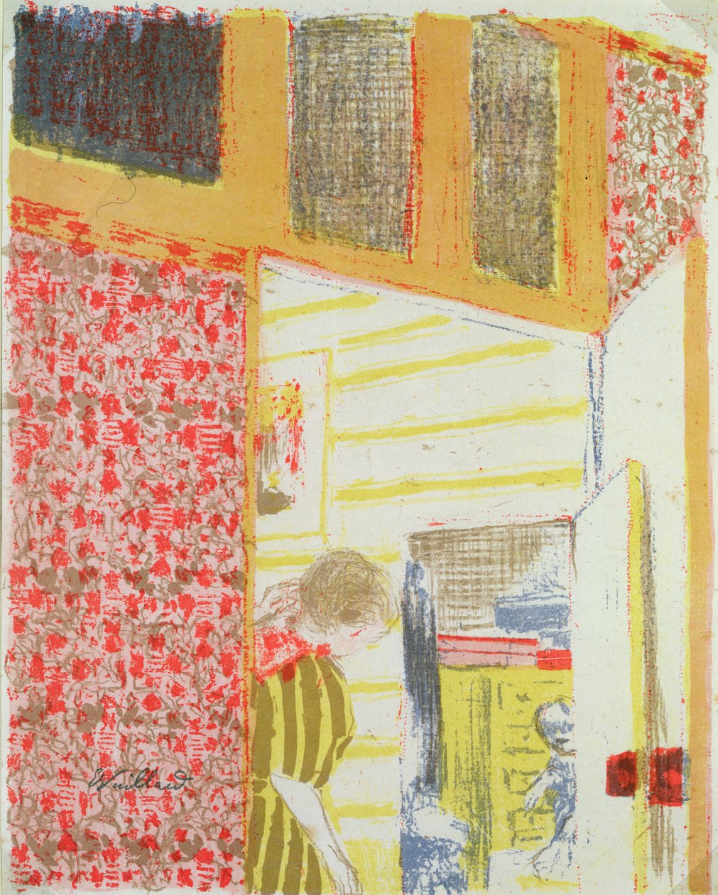 Interno in sfumature di rosa III da Edouard Vuillard