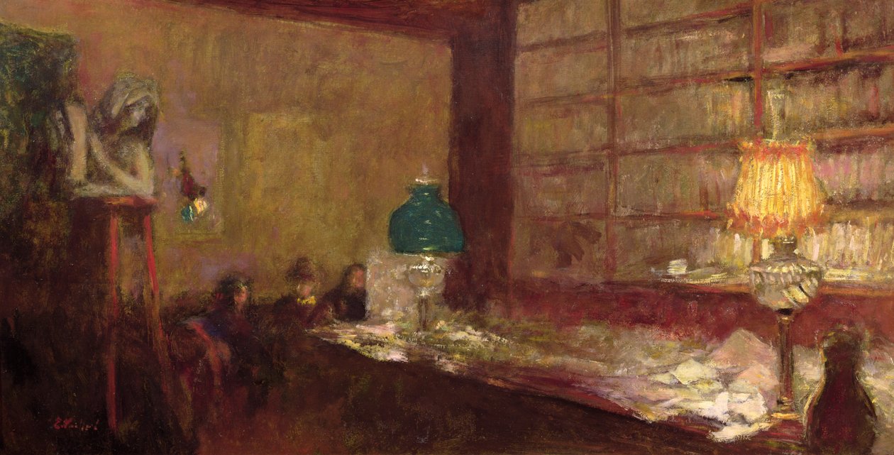 La lampada verde, c.1898 da Edouard Vuillard