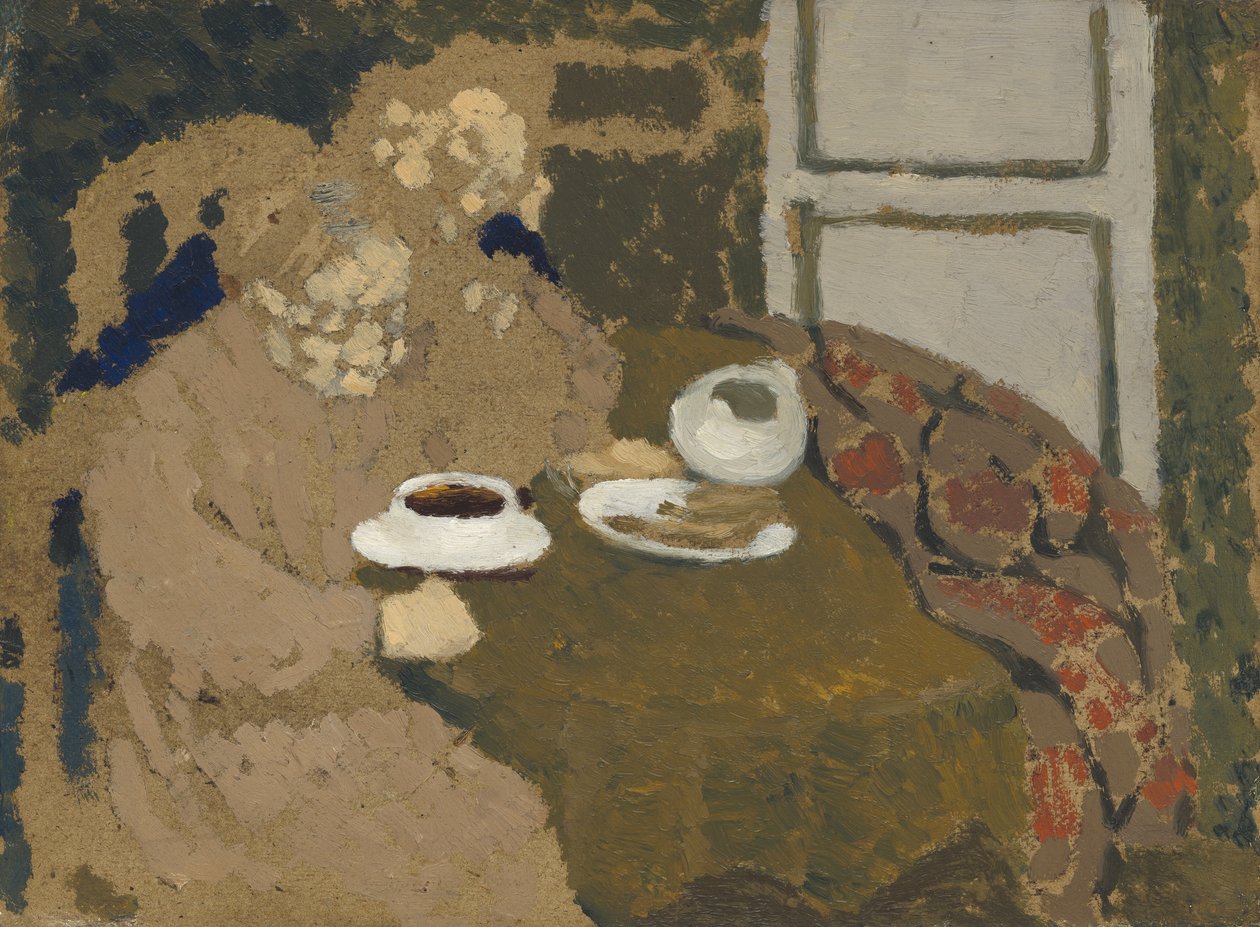 Due donne che bevono caffè, c.1893 da Edouard Vuillard