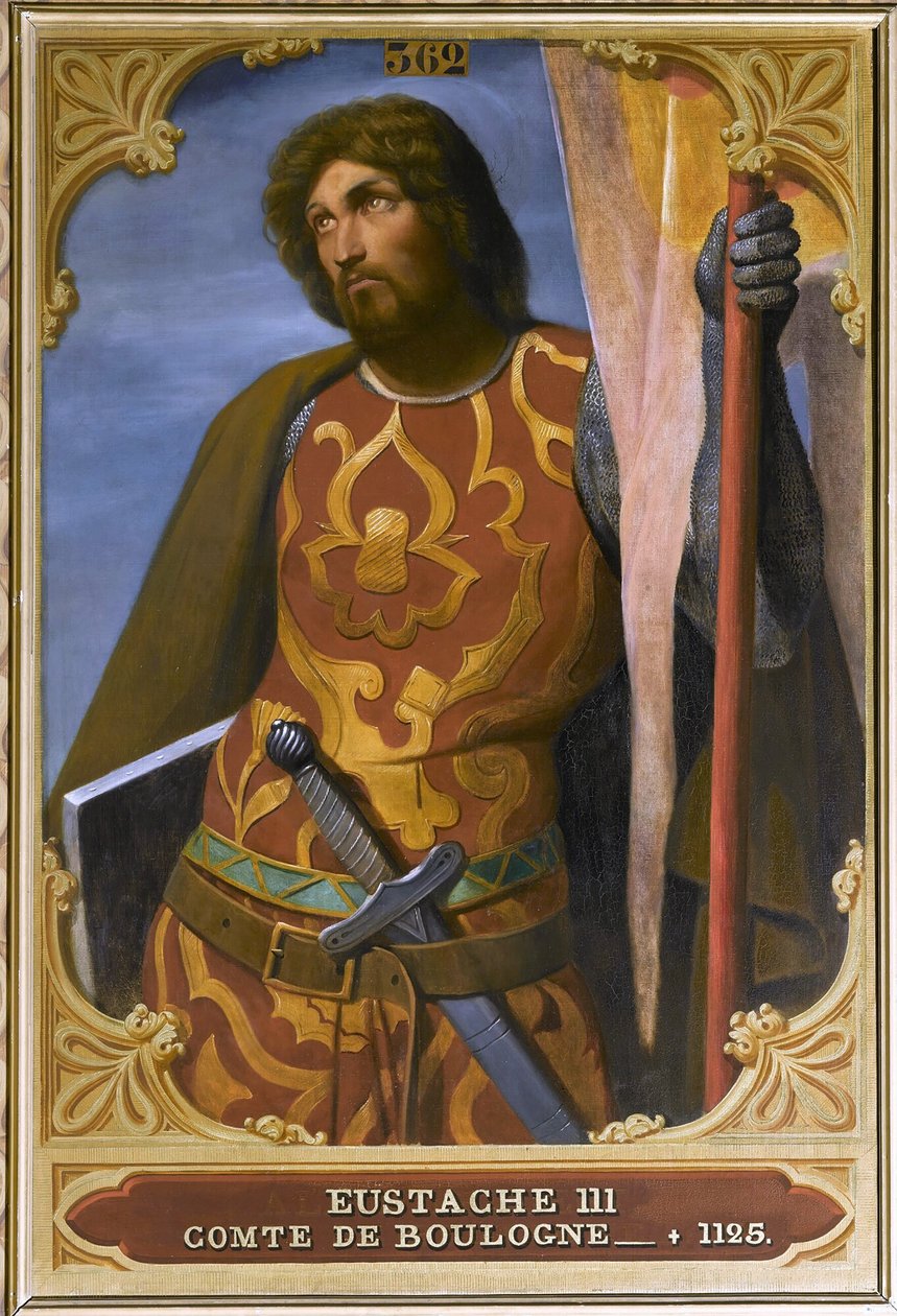 Eustachio III, Conte di Boulogne da Édouard Alexandre Odier