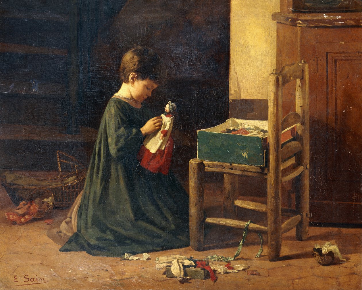 Vestire la bambola da Edouard Alexandre Sain