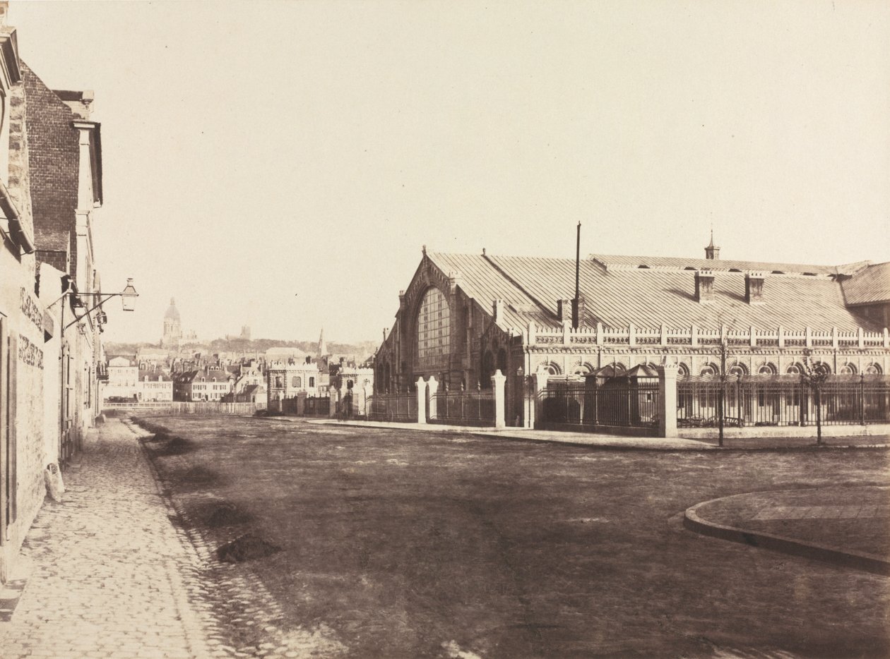 Gavello sud della stazione ferroviaria di Boulogne da Édouard Baldus