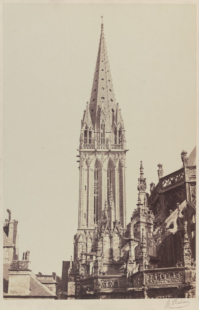 Chiesa di Saint-Pierre, Caen da Edouard Denis Baldus