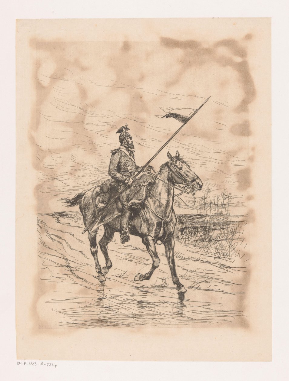 Ulan in tempo tempestoso da Edouard Detaille