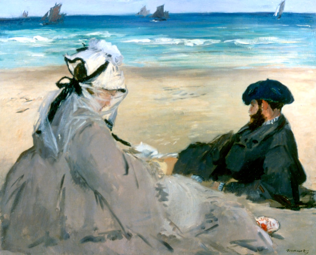 Alla spiaggia da Édouard Manet