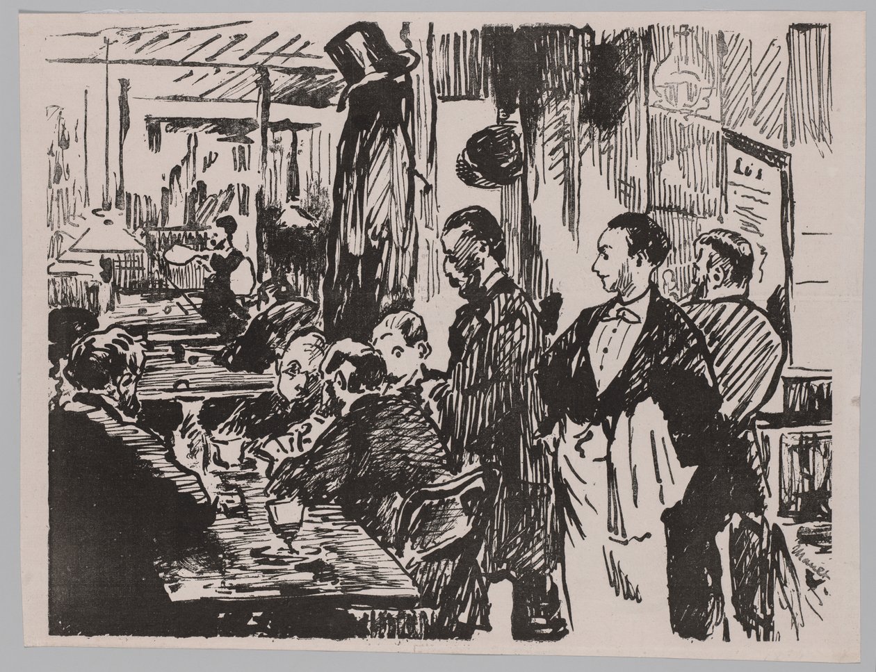 Al caffè da Édouard Manet
