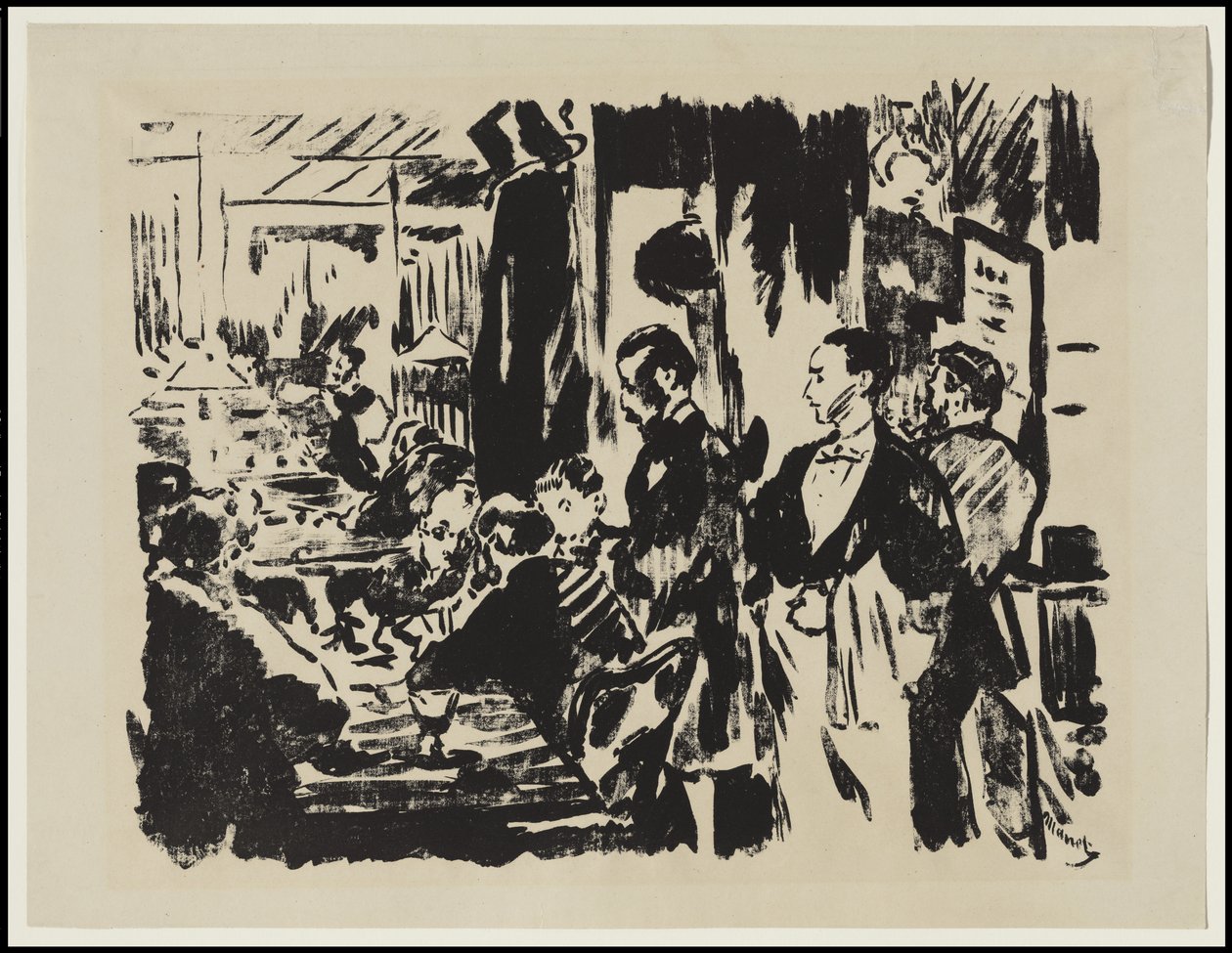 Al caffè da Édouard Manet