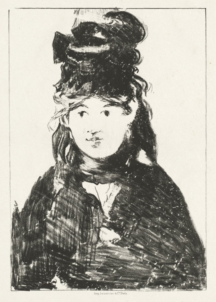 Berthe Morisot, 1872 da Édouard Manet
