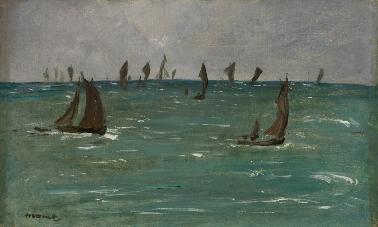 Barche a Berck-sur-Mer da Édouard Manet
