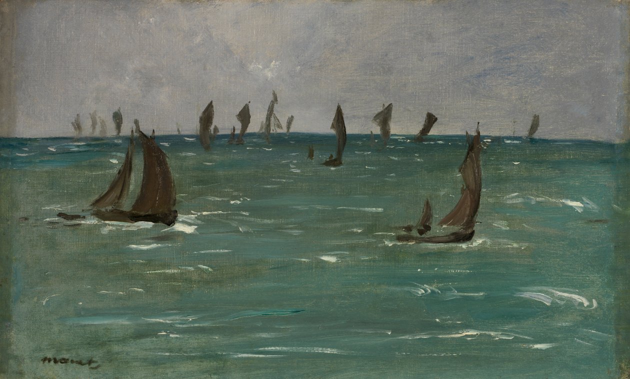 Barche a Berck-sur-Mer da Édouard Manet