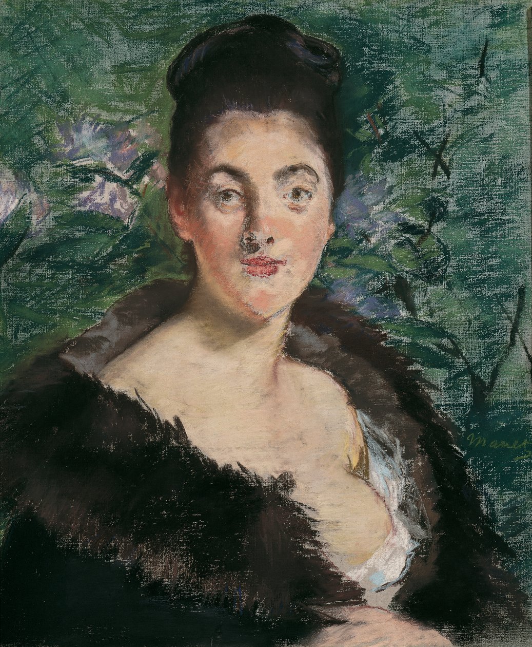 Dama in pelliccia da Édouard Manet