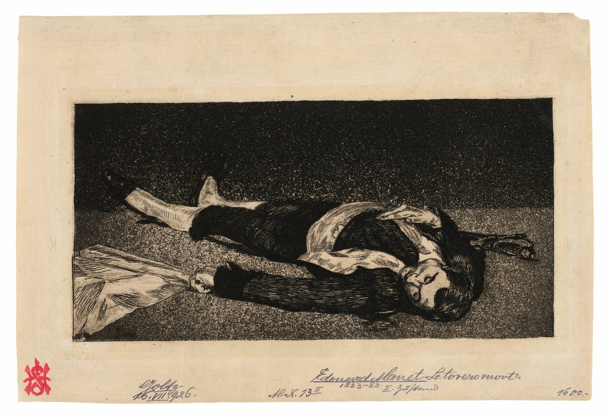 Toreador morto da Édouard Manet