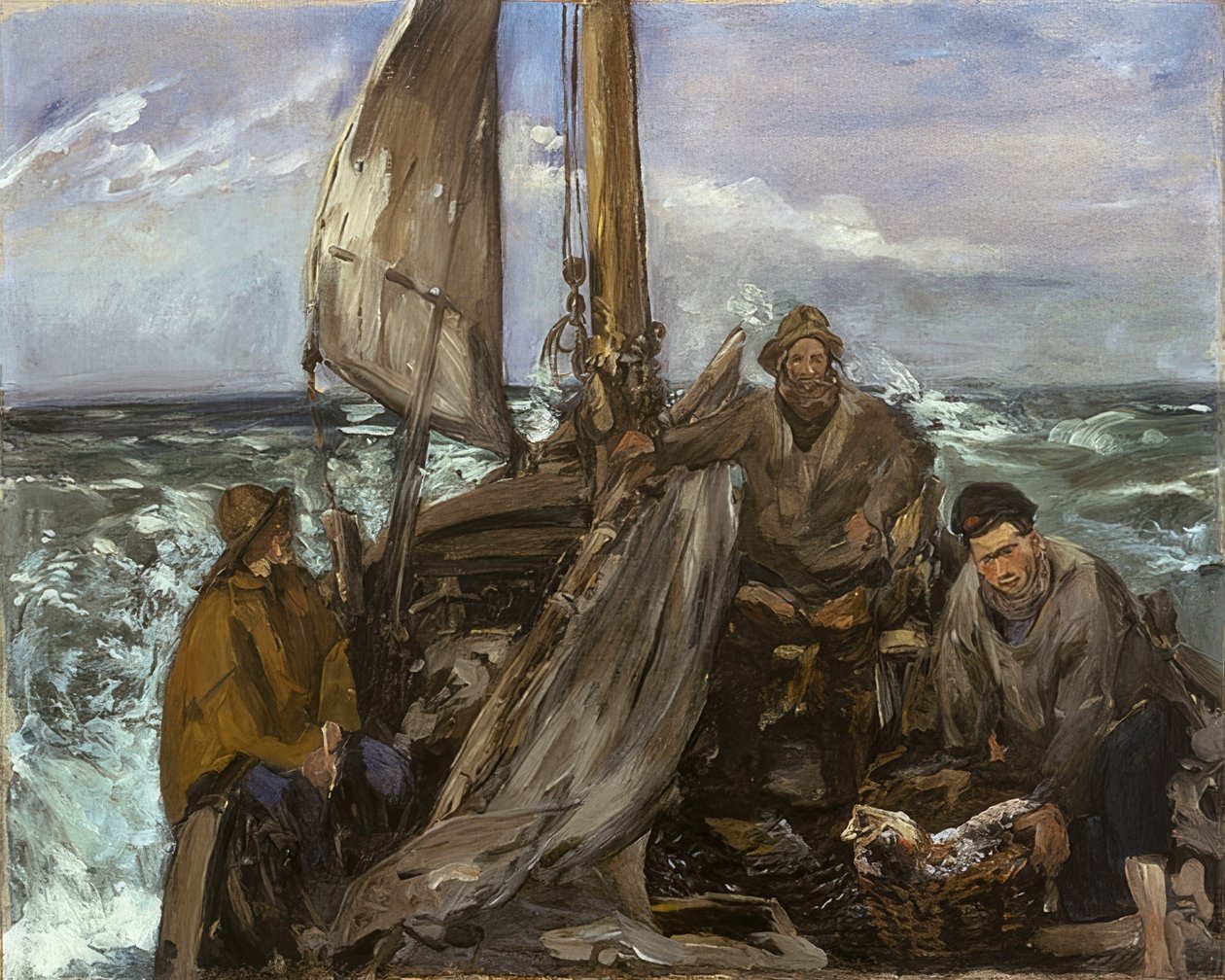 I lavoratori del mare. 1873 da Édouard Manet