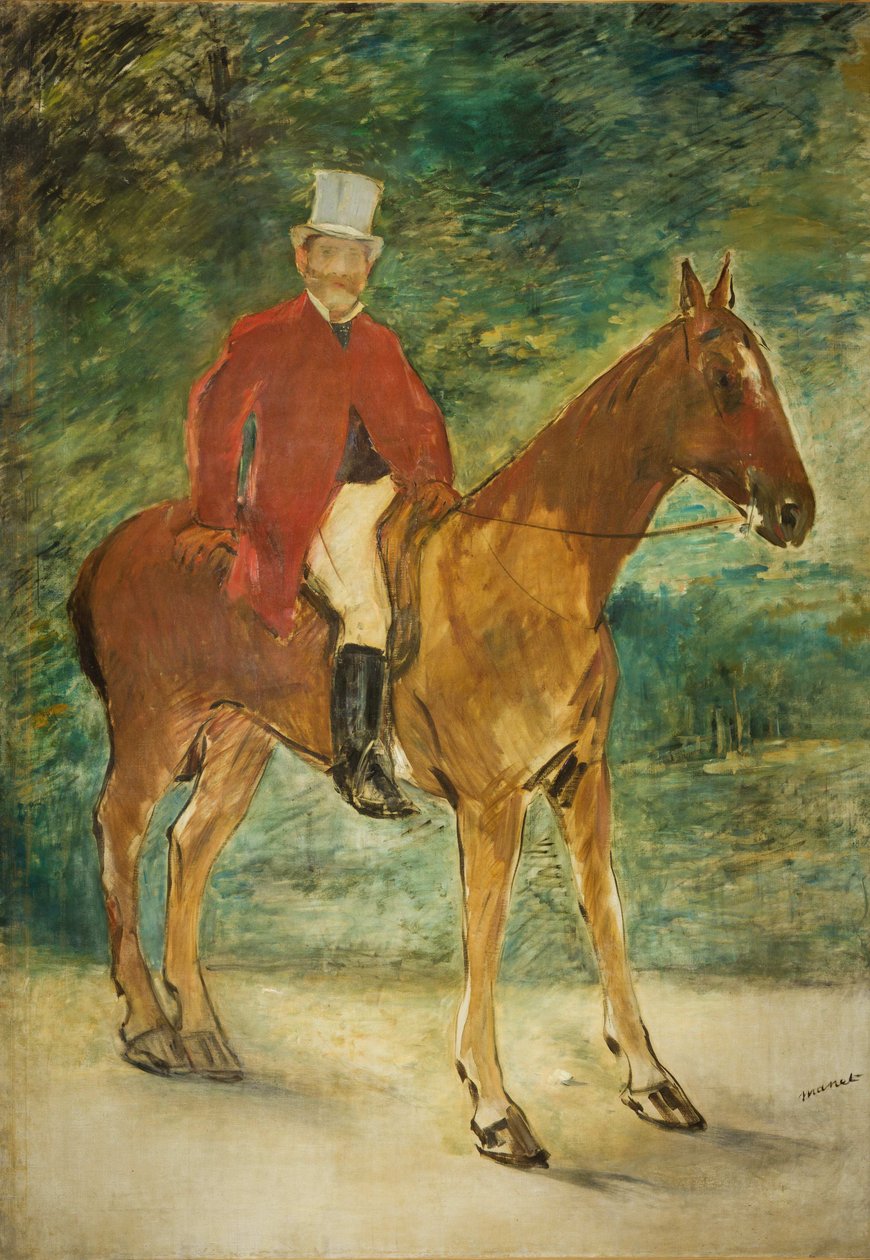 Ritratto equestre di Michel Arnaud da Édouard Manet