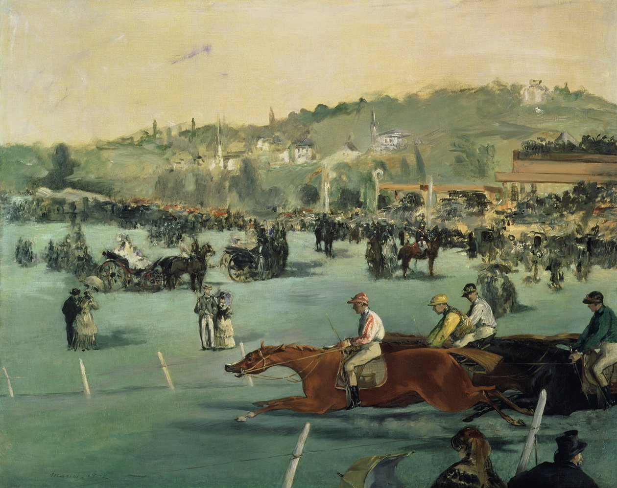 Corsa di Cavalli, 1872 da Édouard Manet