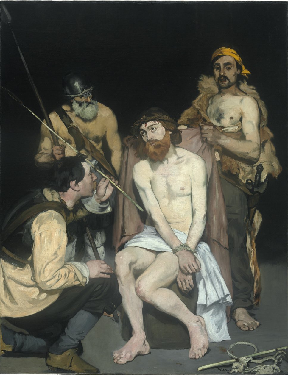 Gesù deriso dai soldati, 1865 da Édouard Manet