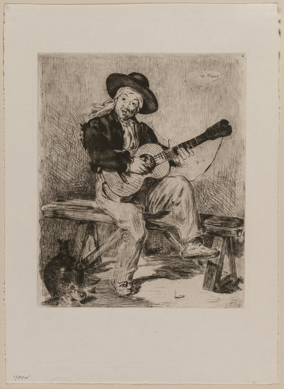 Il chitarrista da Édouard Manet
