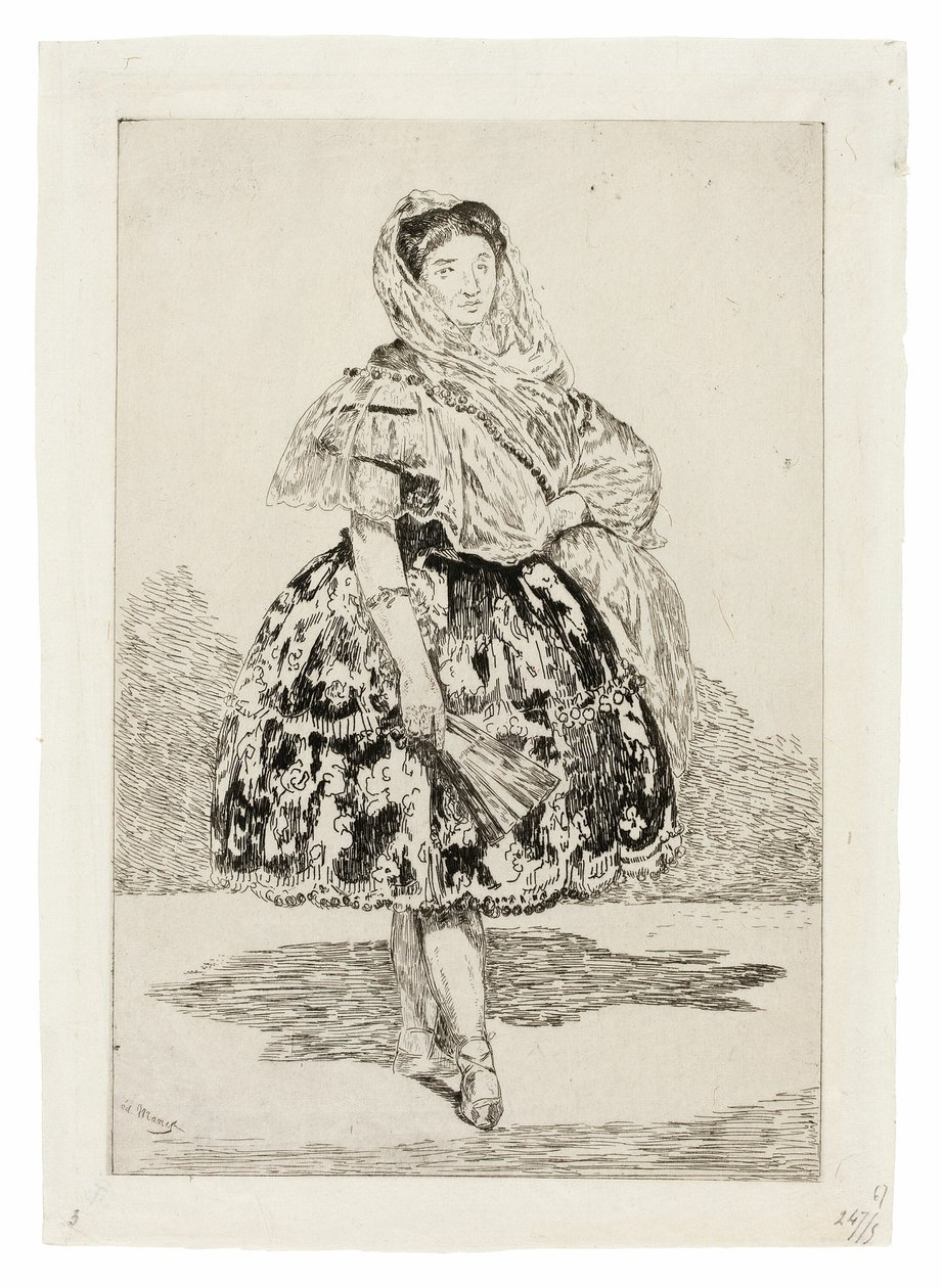 Lola de Valence da Édouard Manet