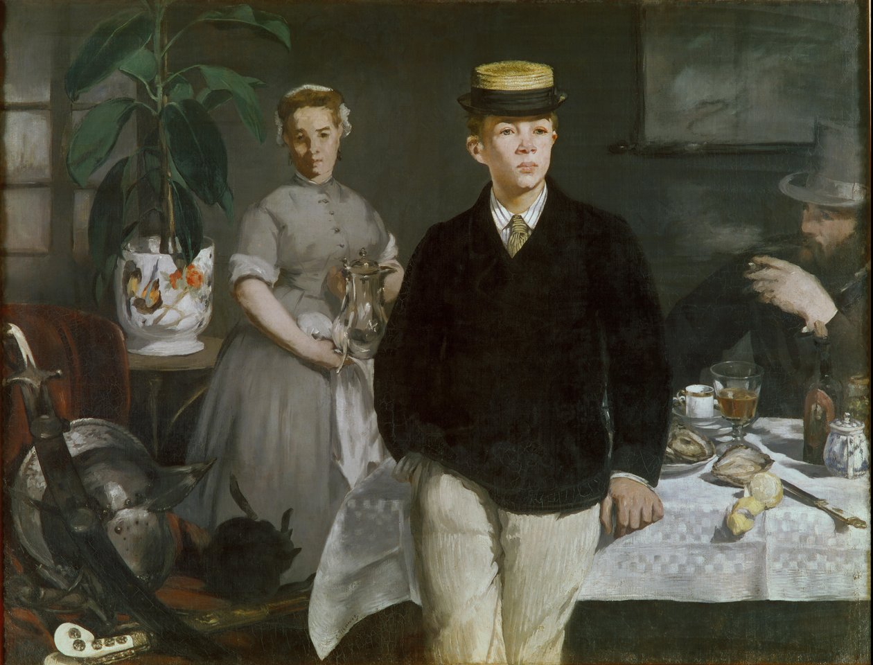 Pranzo nello studio da Édouard Manet