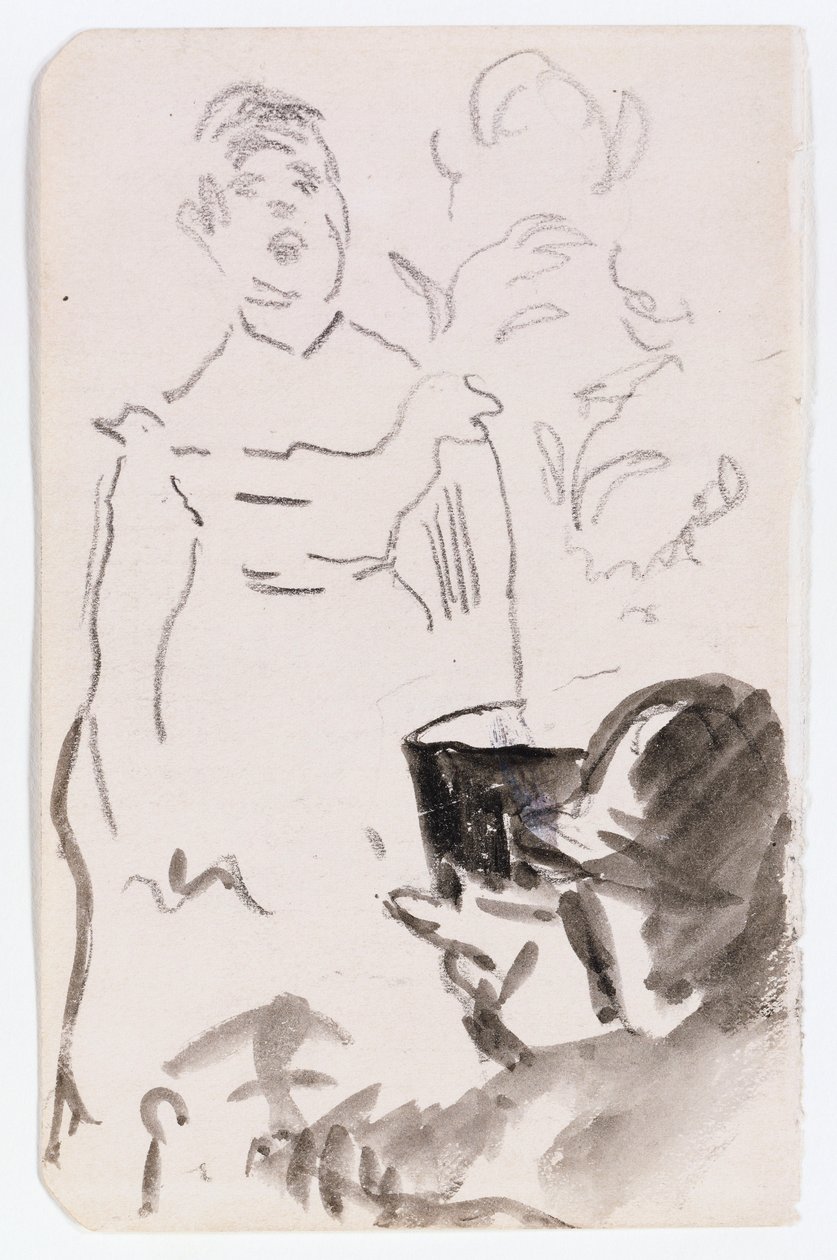Cantante di caffè parigino, c.1876 da Édouard Manet