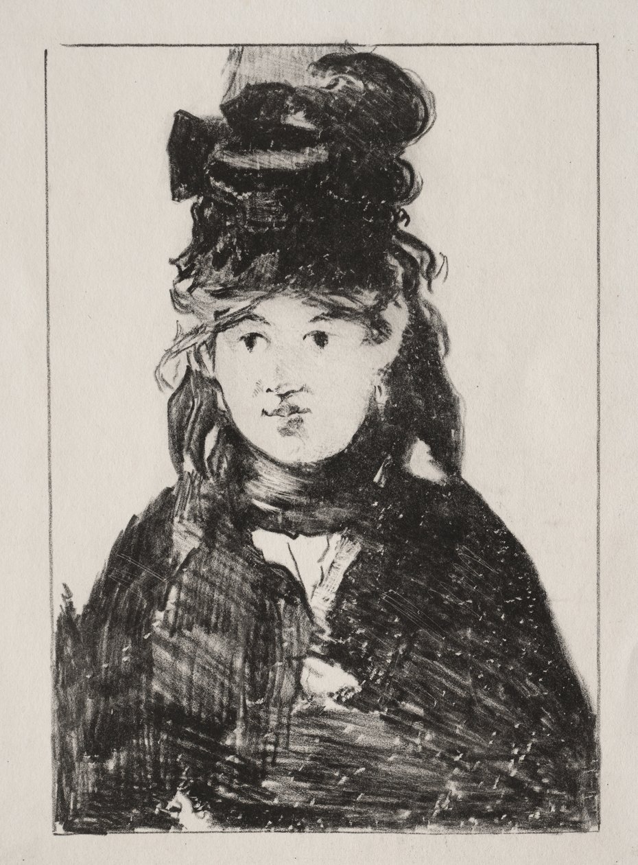 Ritratto di Berthe Morisot da Édouard Manet