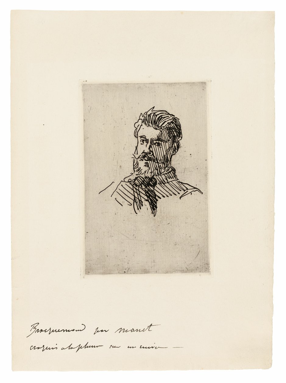 Ritratto di Félix Bracquemond da Édouard Manet