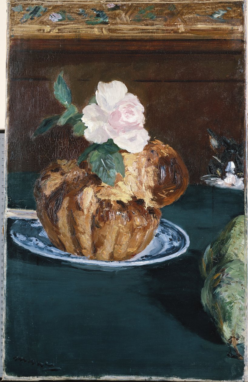 Natura morta con brioche da Édouard Manet