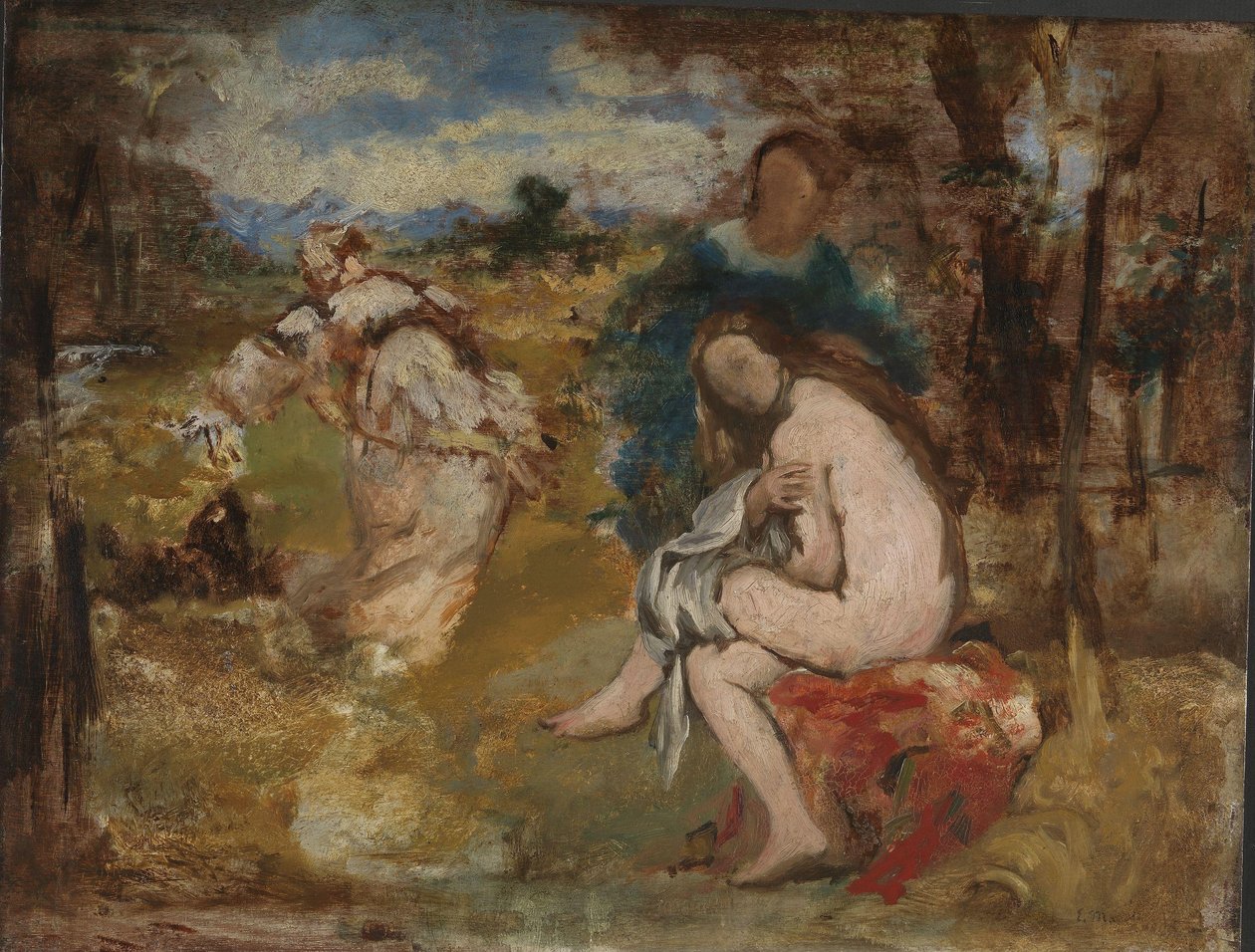 Ninfa sorpresa da Édouard Manet