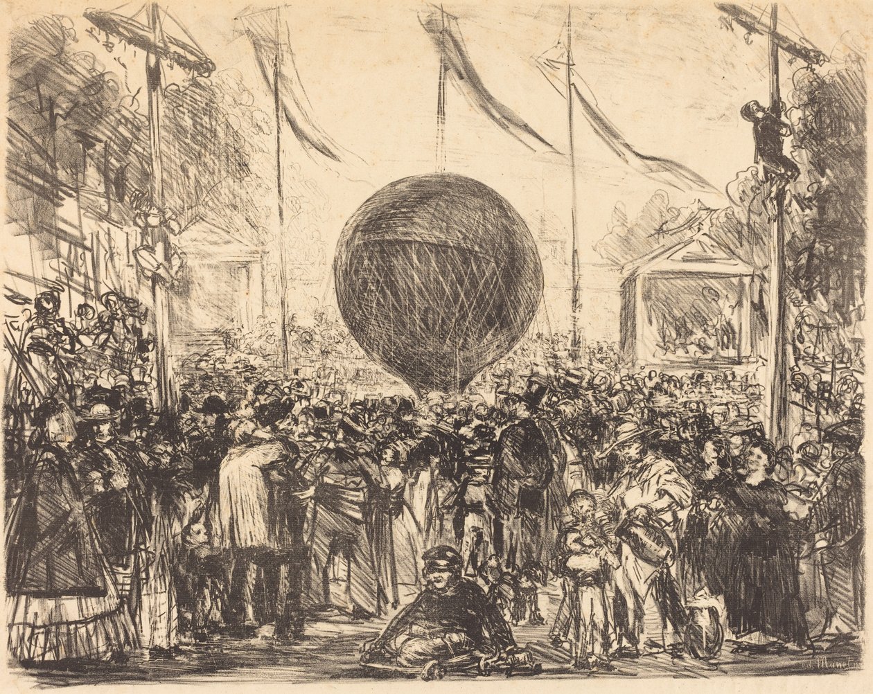 Il Pallone, 1862 da Édouard Manet