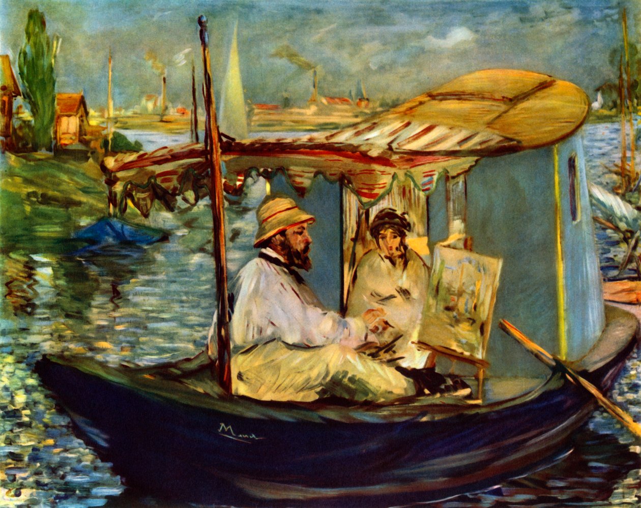 La barca, 1874, 1937 da Édouard Manet