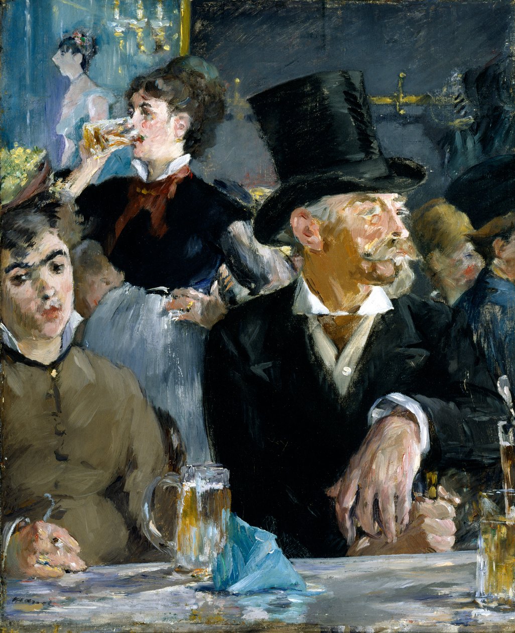 Il cafè-concerto, c.1879 da Édouard Manet