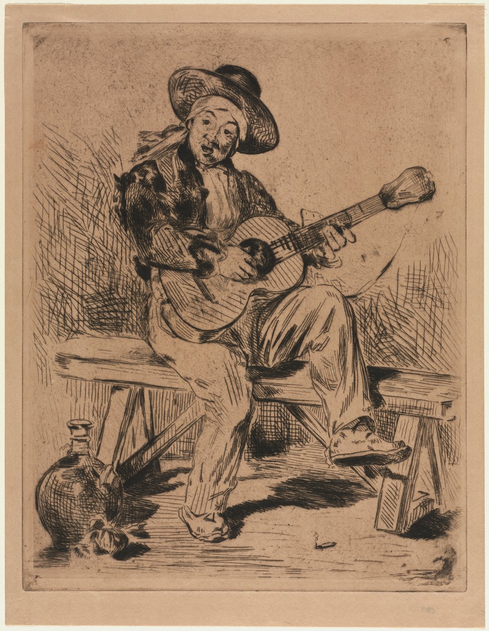 Il chitarrista da Édouard Manet
