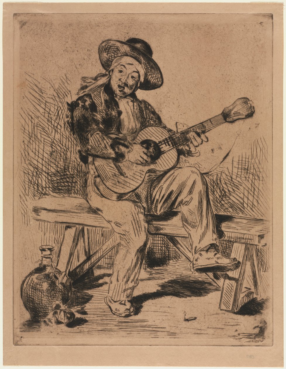 Il chitarrista, 1861 da Édouard Manet