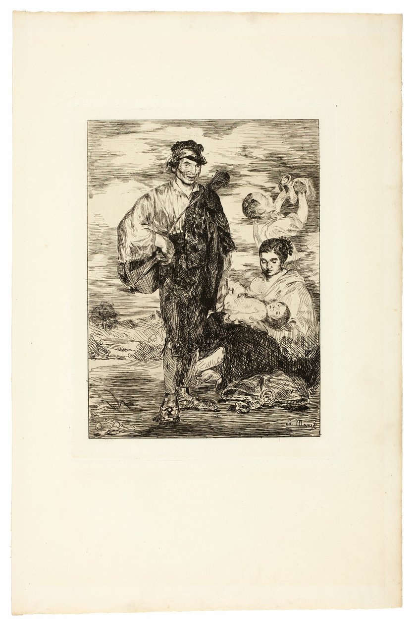 I gitani da Édouard Manet