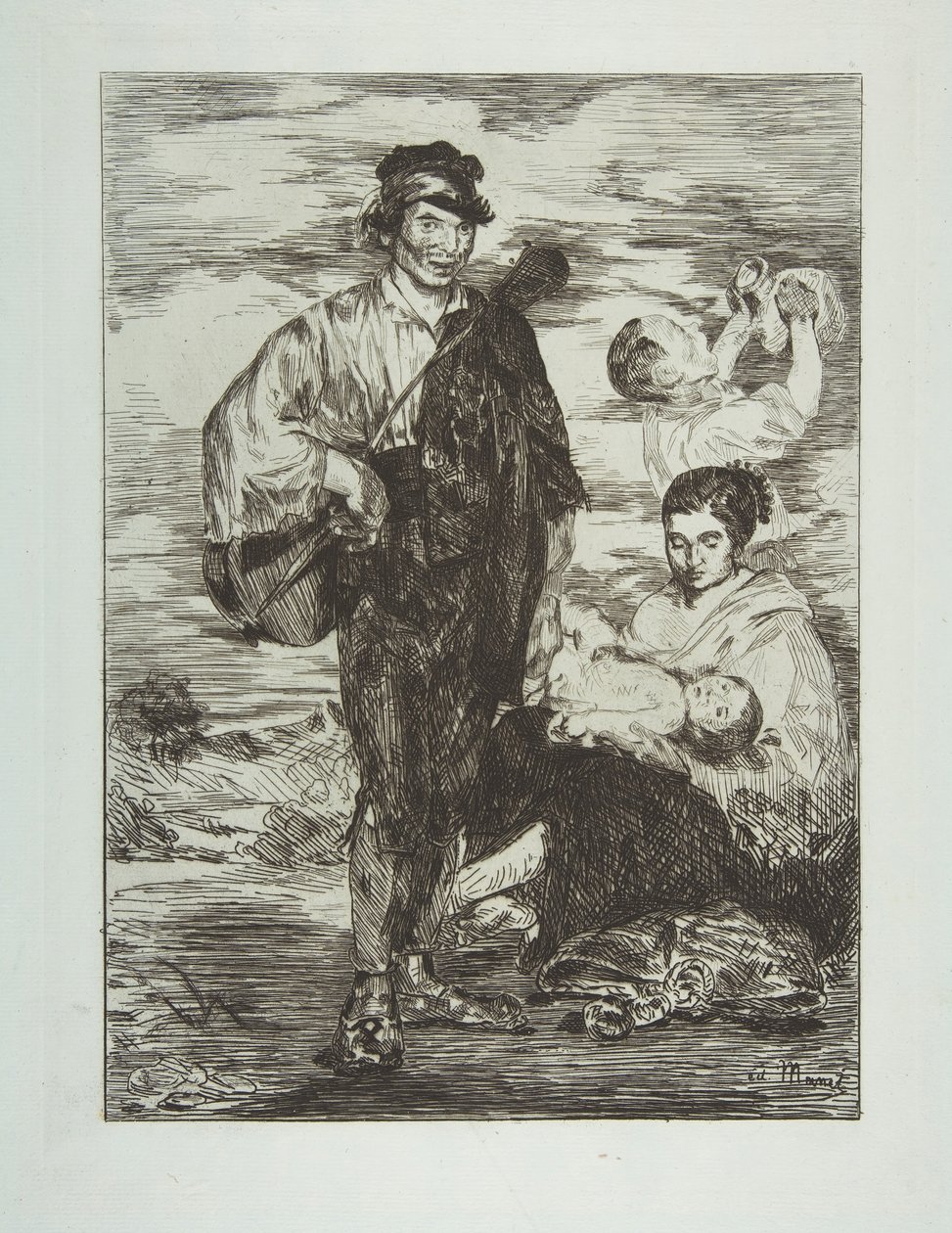 I Gitani, 1862 da Édouard Manet