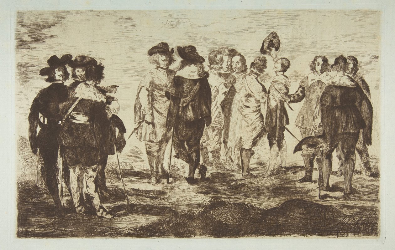 I piccoli cavalieri, dopo Velázquez, 1861-62 da Édouard Manet