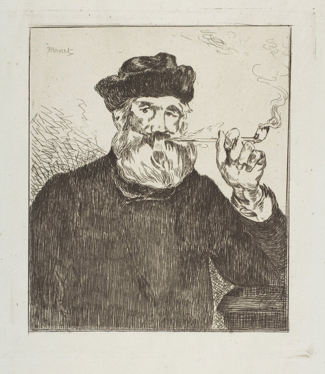 Il fumatore, 1866-67 da Édouard Manet