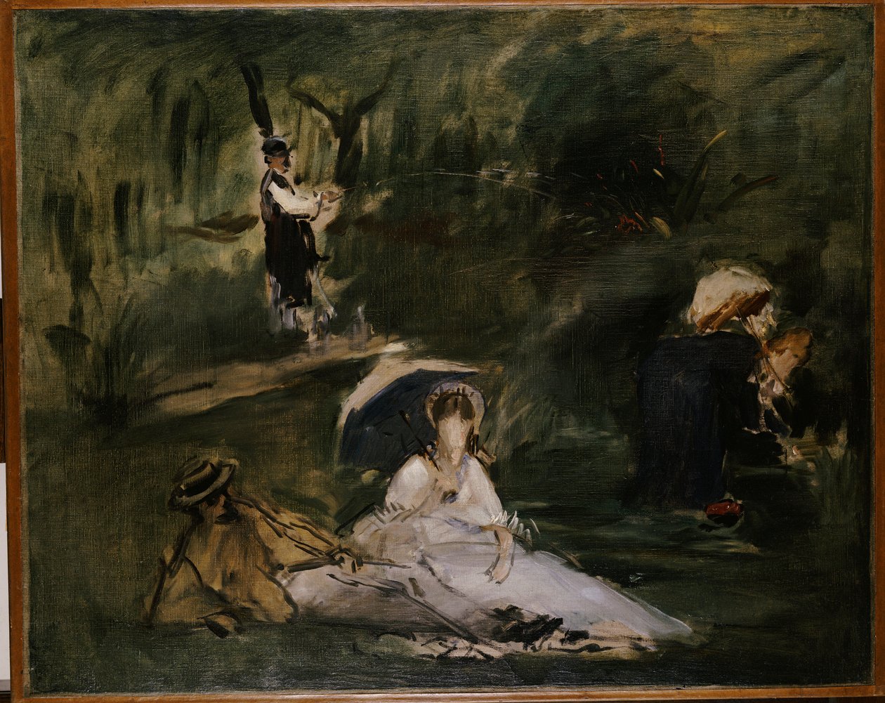 Sotto gli alberi da Édouard Manet