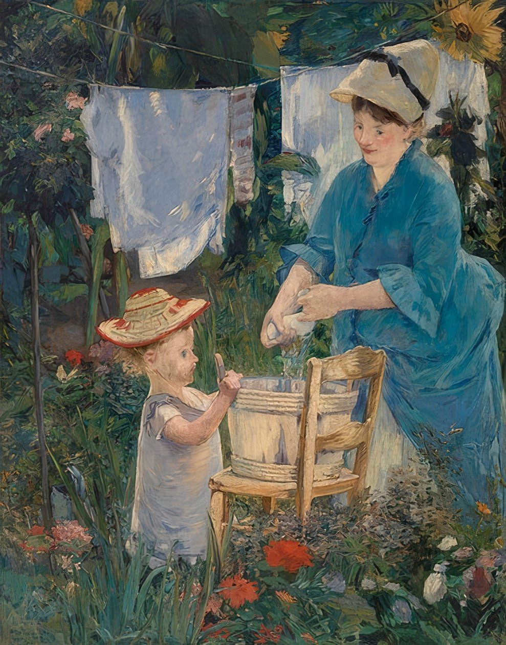 Biancheria (Le Linge) da Édouard Manet