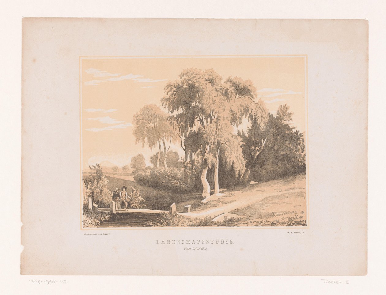 Studio di paesaggio da Edouard Taurel