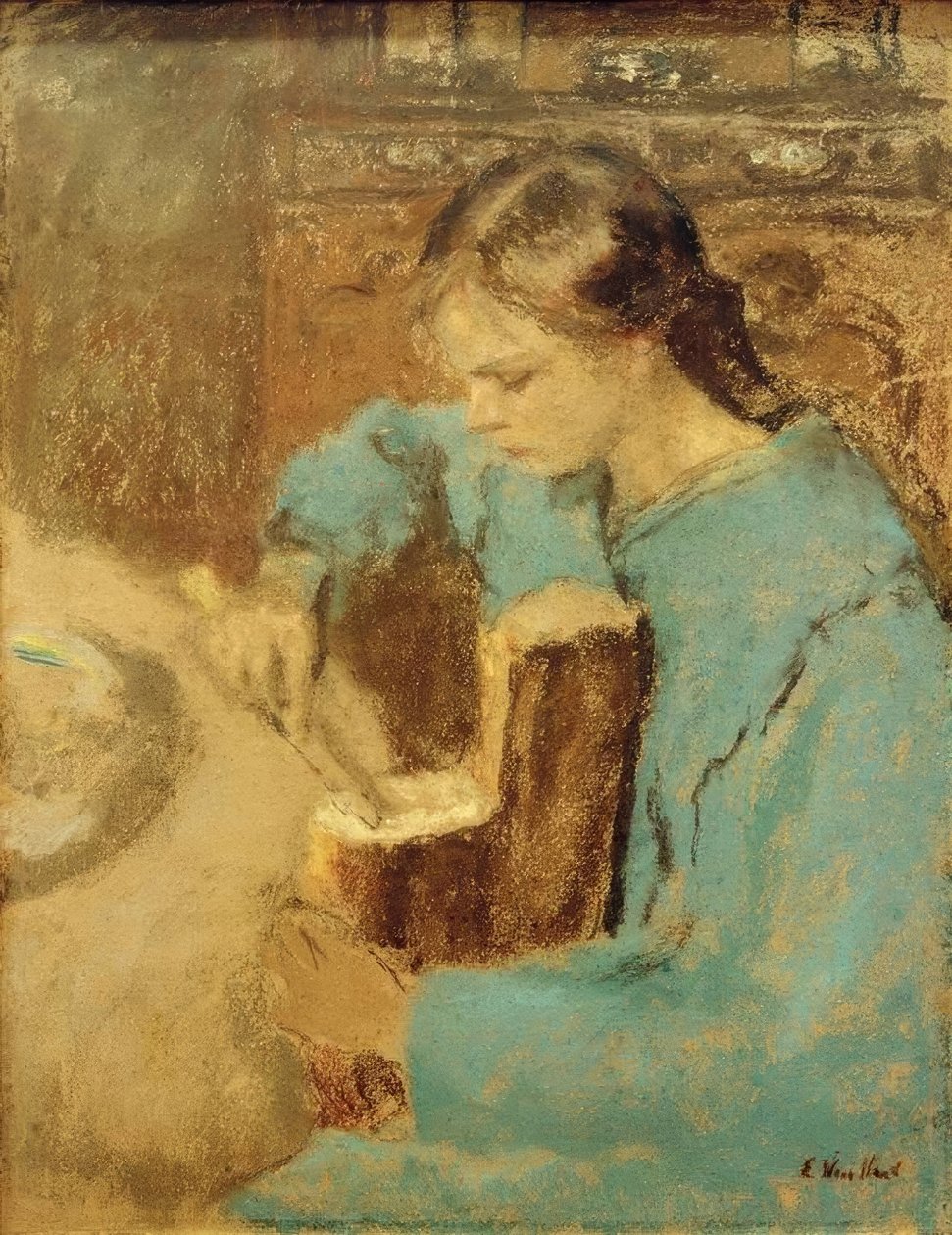 Annette con la pagnotta da Edouard Vuillard